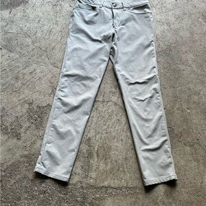 lululemon athletica Light Gray Athletic Shorts with Inner Pocket